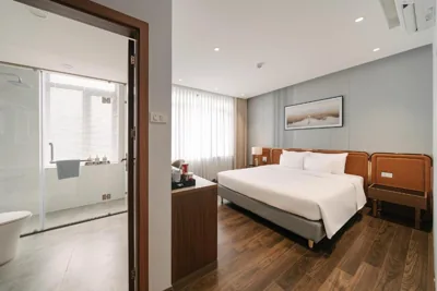 Chambre Double avec salle de bains privative — San Hanoi Hotel & Gaming